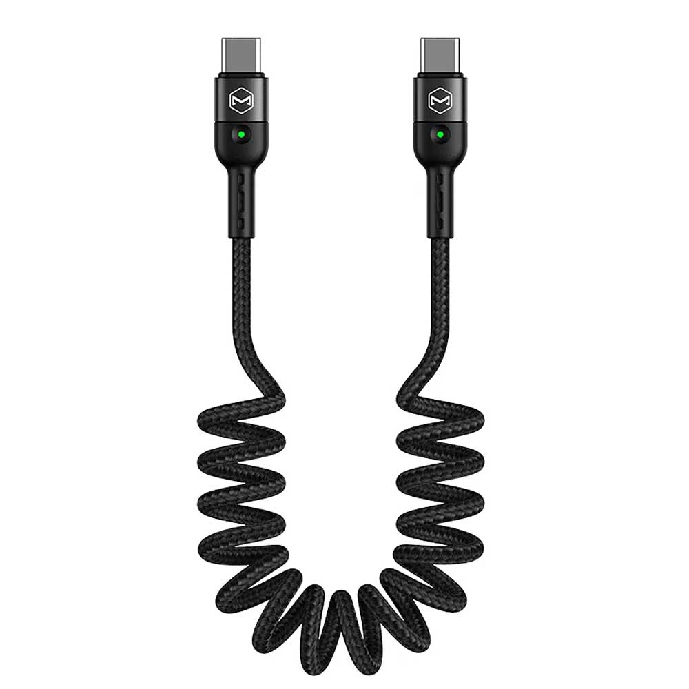 کابل شارژ و انتقال داده تایپ سی به تایپ سی مک دودو Mcdodo CA-786 Type-C Coiled Cable 1.8M